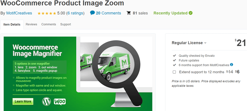 WooCommerce Product Image Zoom