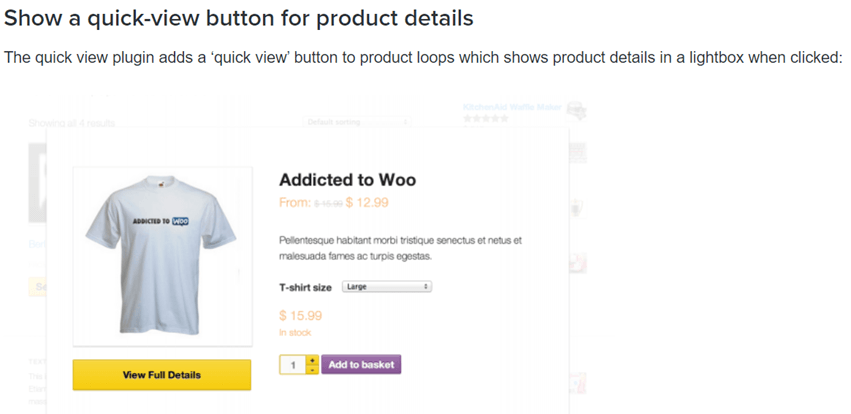 WooCommerce Quick View