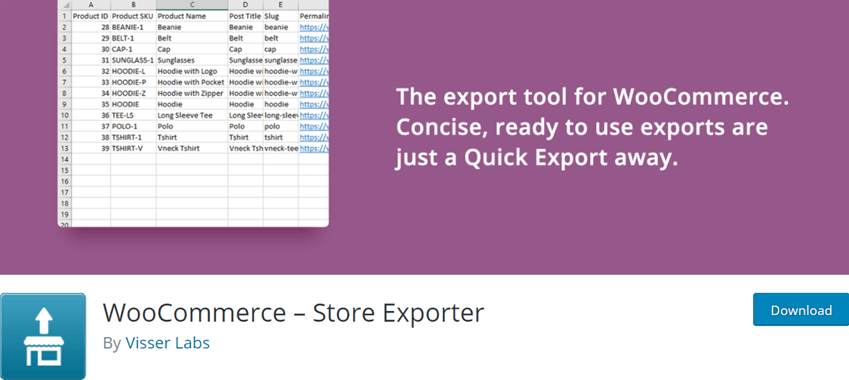 WooCommerce – Store Exporter