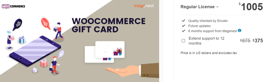 Woocommerce Gift Card Pro