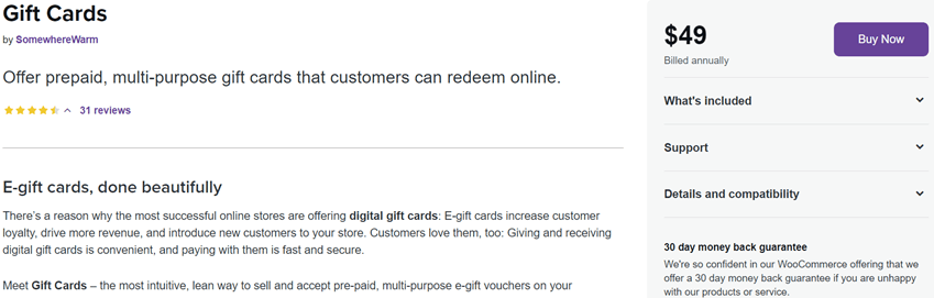 Woocommerce Gift Cards