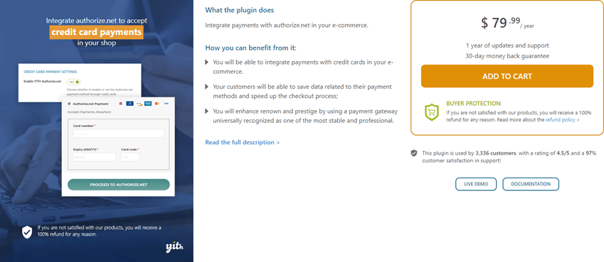 YITH WooCommerce Authorize.net Payment Gateway