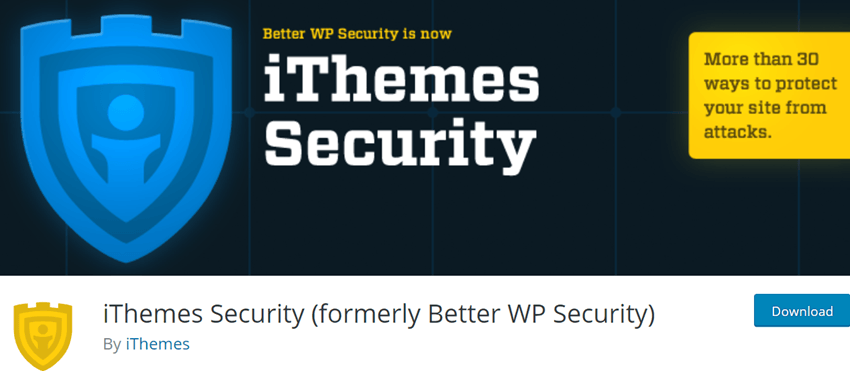 iThemes Security (formerly Better WP Security)