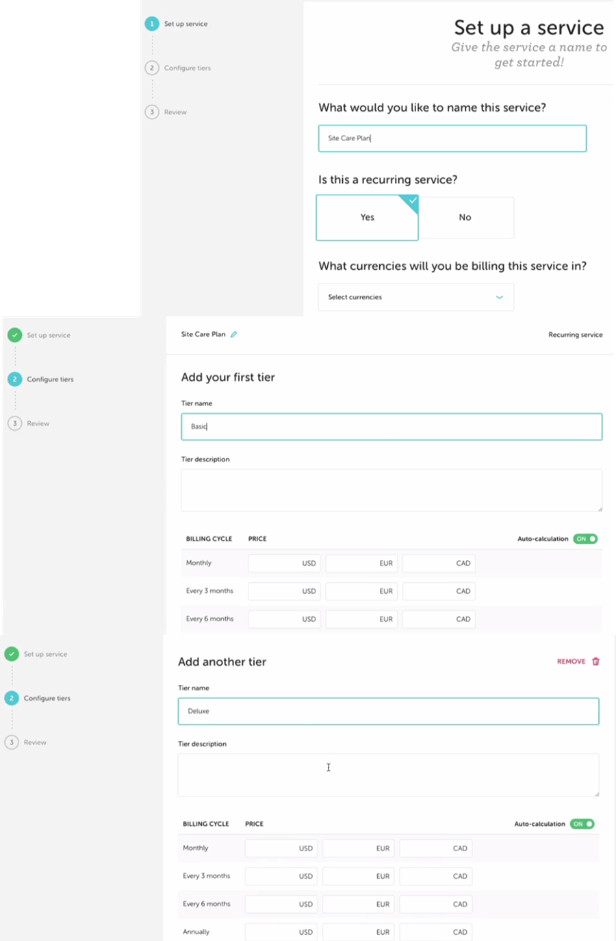 setup services for your client setting in flywheel growth suit