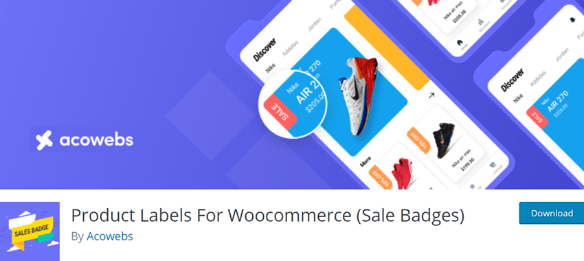 Acowebs Product Labels For Woocommerce (Sale Badges)