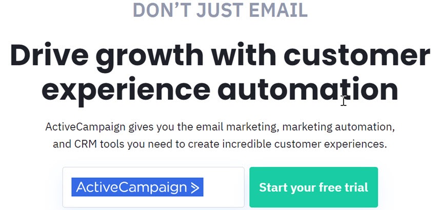 Active Campaign Drive growth with customer experience automation
