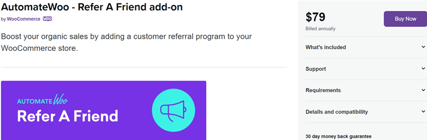 AutomateWoo Refer A Friend add-on