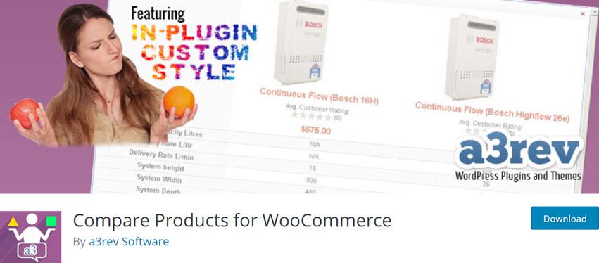 Compare Products for WooCommerce