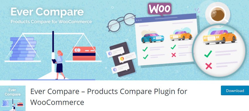 Ever Compare – Products Compare Plugin for WooCommerce