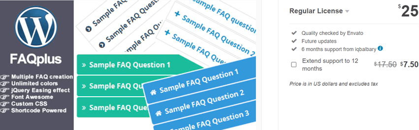 FAQPlus - WordPress FAQ Plugin