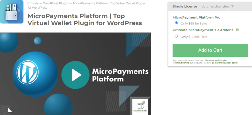 MicroPayments Platform Top Virtual Wallet Plugin for WordPress