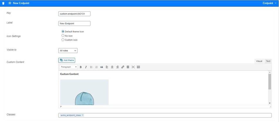 New Endpoint In Woocommerce General Setting