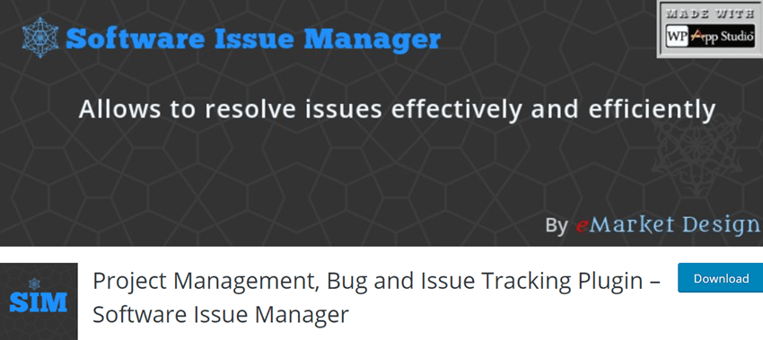 Project Management, Bug and Issue Tracking Plugin – Software Issue Manager