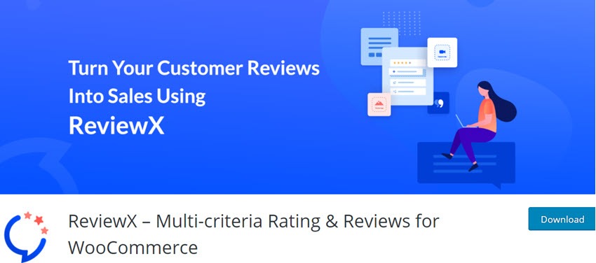 ReviewX – Multi-criteria Rating & Reviews for WooCommerce