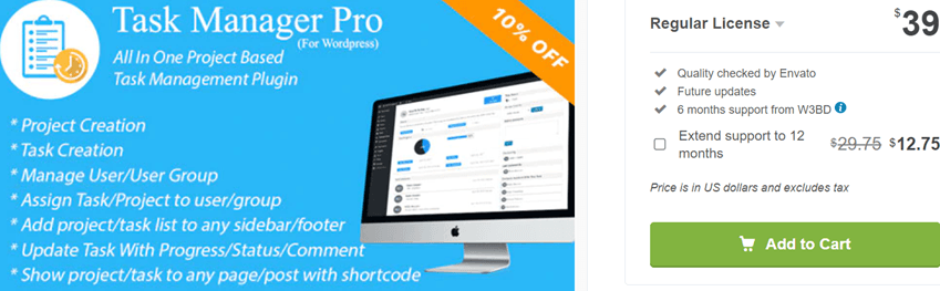 Task Manager Pro - Task Management Plugin For WordPress