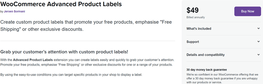 WooCommerce Advanced Product Labels