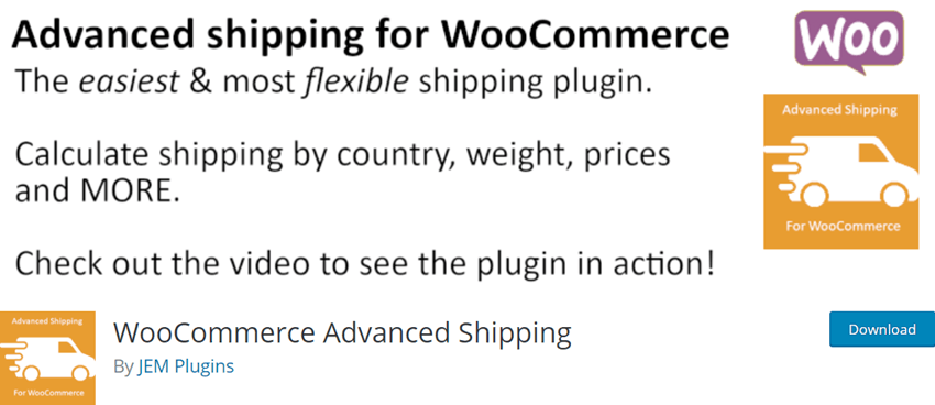 WooCommerce Advanced Shipping