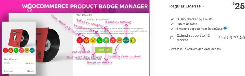 WooCommerce Product Badge Manager