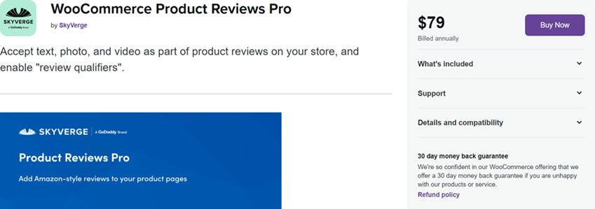 WooCommerce Product Reviews Pro Plugin