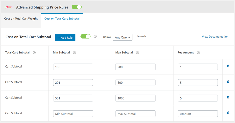 Woocommerce Advance Shipping Rule And Price Screenshot