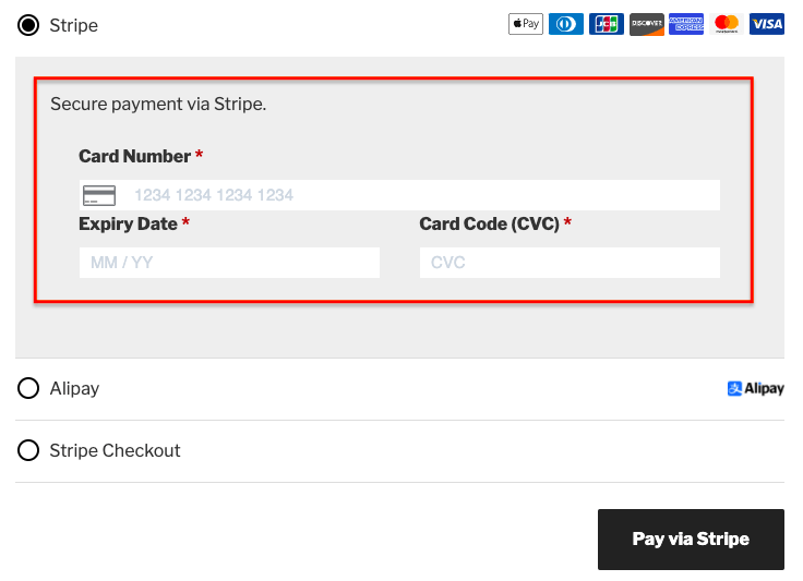 Woocommerce Secure Payment Gateway Via Stripe Integration