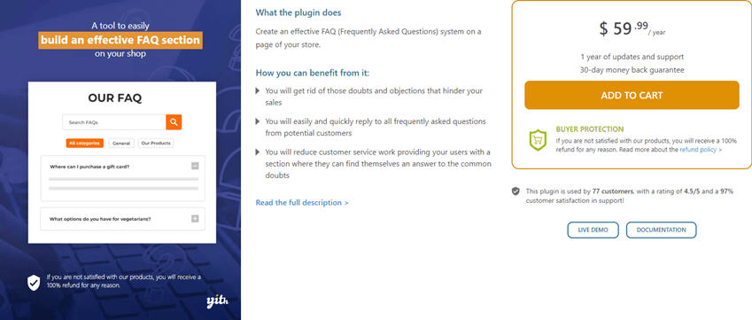 YITH FAQ Plugin For WordPress