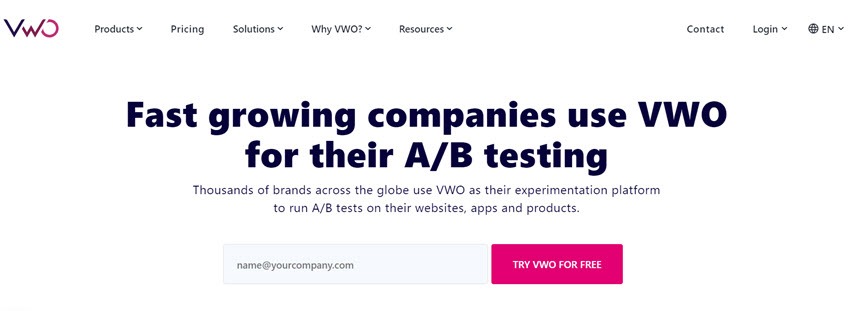 vwo Fast growing companies use VWO for their A-B testing