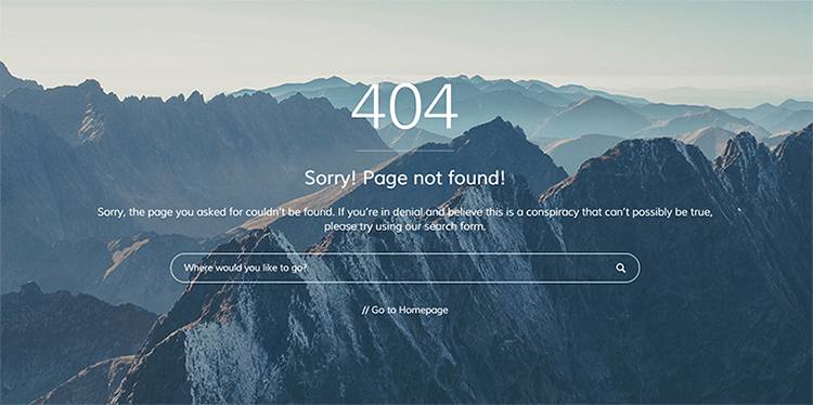 404 Page Design Demo