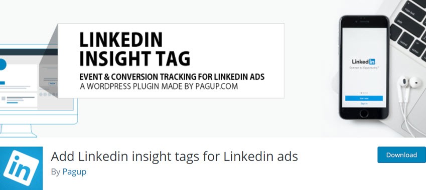 Add Linkedin insight tags for Linkedin ads