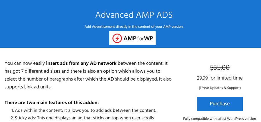 Advanced AMP ADS