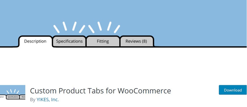 Custom Product Tabs for WooCommerce