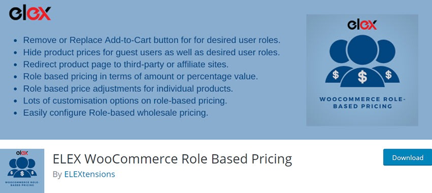 ELEX WooCommerce Role Based Pricing
