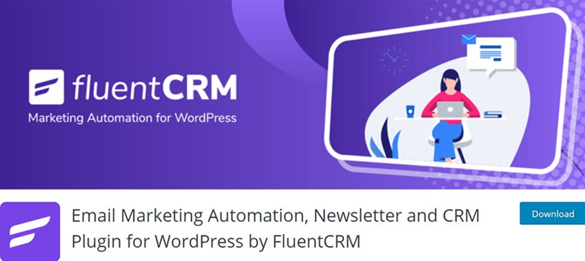 Email Marketing Automation, Newsletter and CRM Plugin for WordPress by FluentCRM