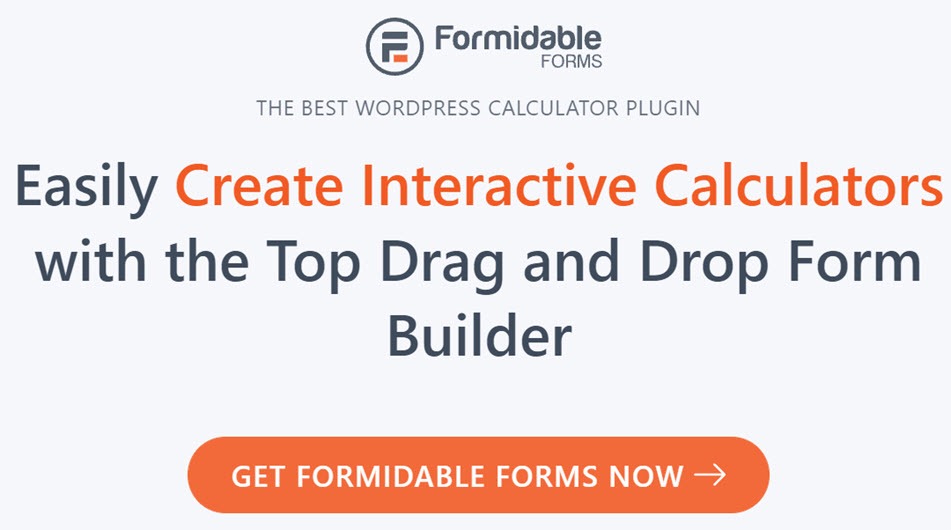 Formidable Forms Calculator Plugins