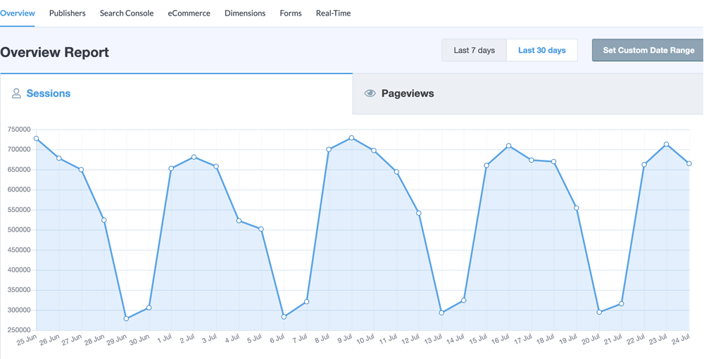 Google Analytics Report Overview