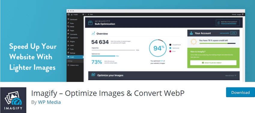 Imagify – Optimize Images & Convert WebP