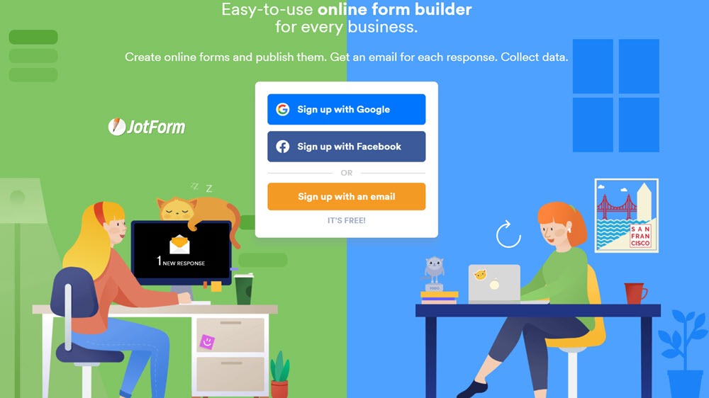 JotForm Easy To Use Online Form Builder
