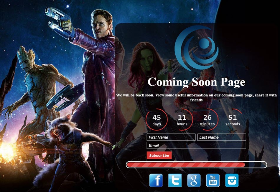 Maintaince Mode And Coming Soon Page Example
