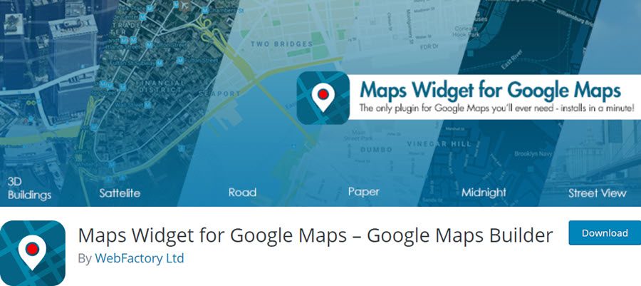 Maps Widget for Google Maps – Google Maps Builder