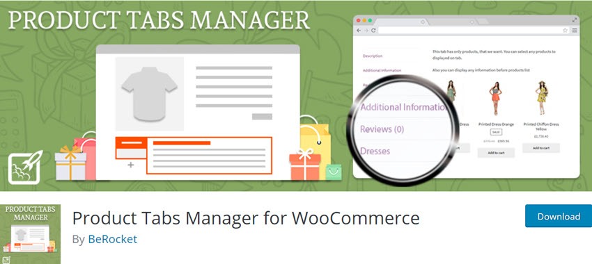 Product Tabs Manager for WooCommerce