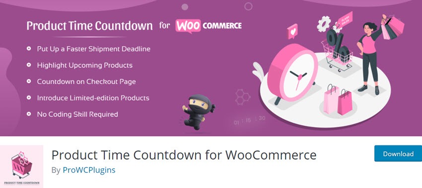 Product Time Countdown for WooCommerce