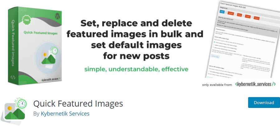 Quick Featured Images