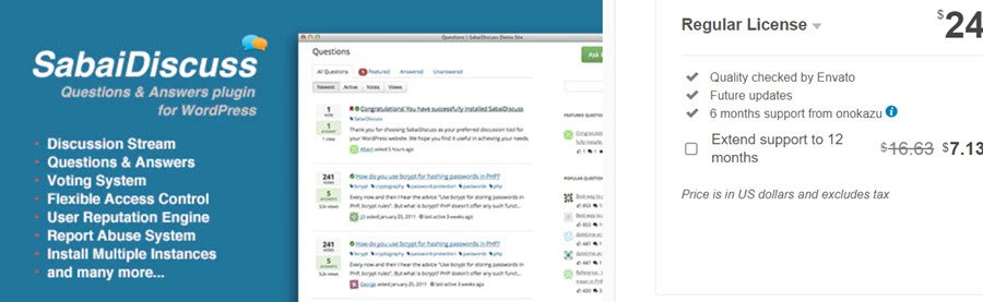 Sabai Discuss - Q&A forum plugin for WordPress