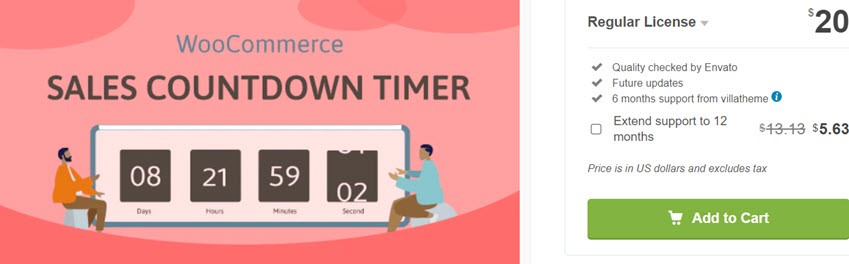 Sales Countdown Timer for WooCommerce and WordPress - Checkout Countdown