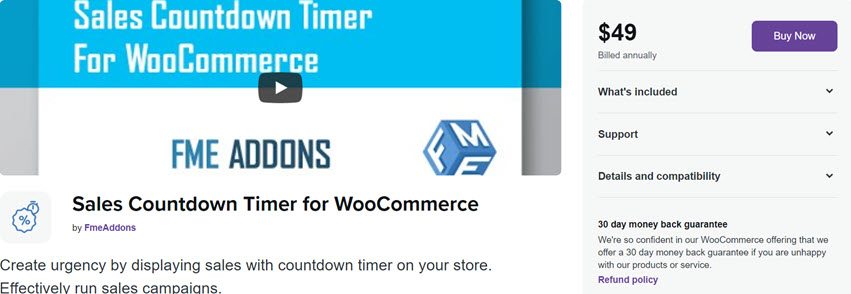 Sales Countdown Timer for WooCommerce