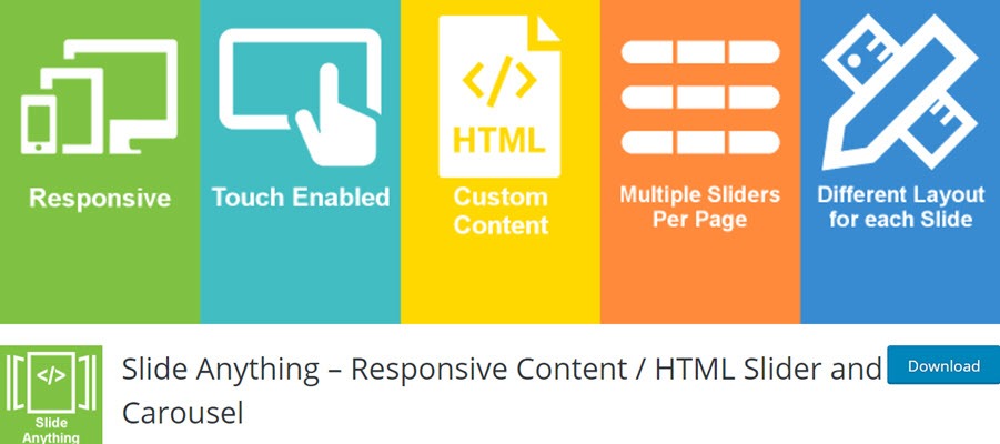 Slide Anything – Responsive Content HTML Slider and Carousel