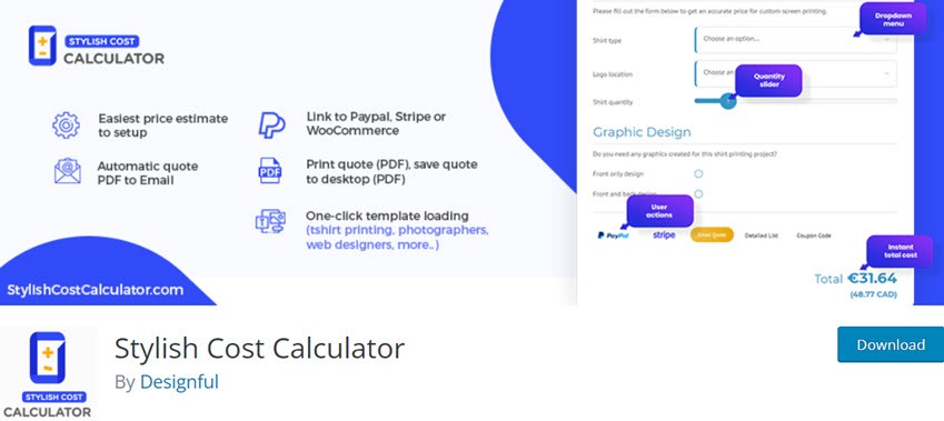 Stylish Cost Calculator