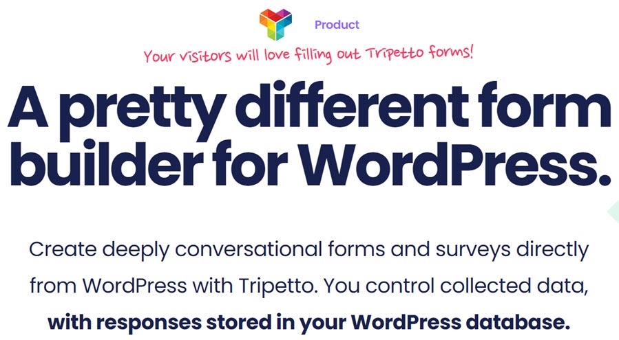 Tripetto A pretty different form builder for WordPress