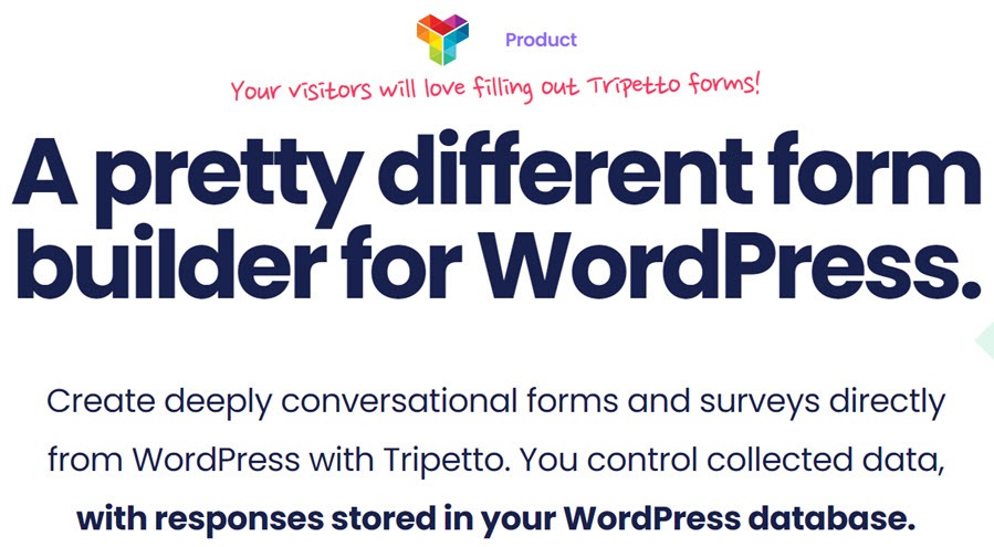 Tripetto A pretty different form builder for WordPress