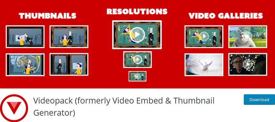 Videopack (formerly Video Embed & Thumbnail Generator)